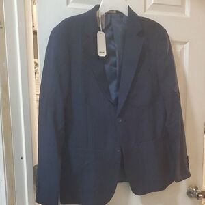 Modern Blue Sport Coat with Tailored Fit